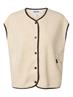 PCKATTY TEDDY VEST NOOS BC birch-hot fudge piping