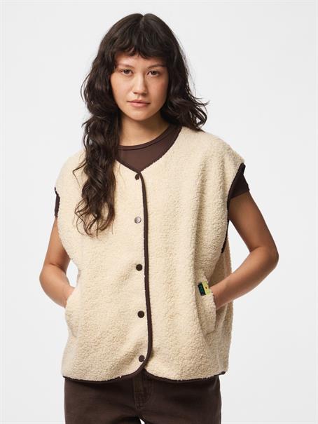 PCKATTY TEDDY VEST NOOS BC birch2