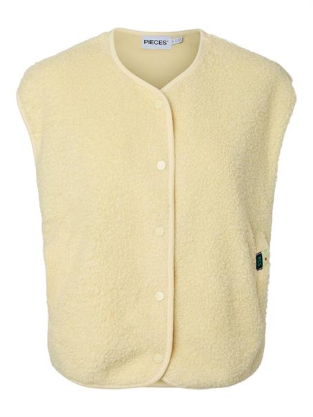 PCKATTY TEDDY VEST NOOS BC french vanilla