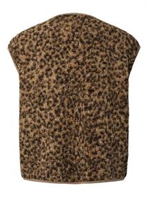 PCKATTY TEDDY VEST NOOS BC tannin