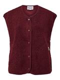 PCKATTY TEDDY VEST NOOS BC tawny port