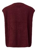 PCKATTY TEDDY VEST NOOS BC tawny port