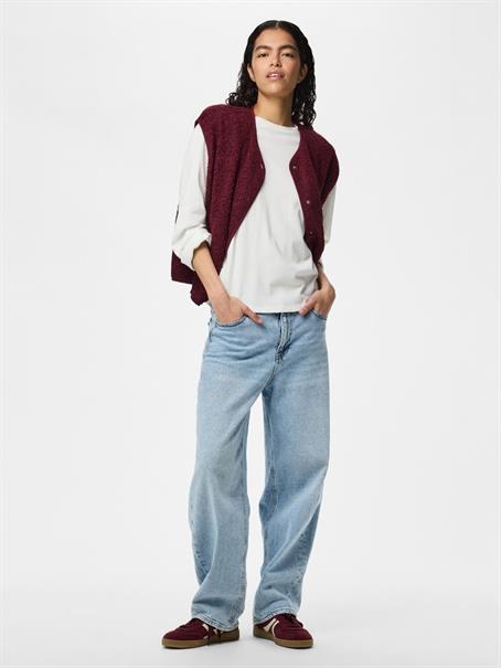 PCKATTY TEDDY VEST NOOS BC tawny port
