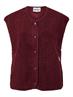 PCKATTY TEDDY VEST NOOS BC tawny port