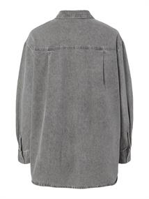 PCMAISIE LS DENIM SHIRT NOOS BC grey denim