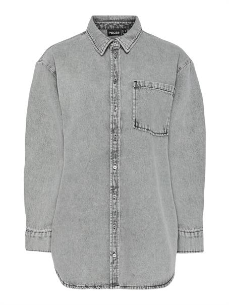 PCMAISIE LS DENIM SHIRT NOOS BC grey denim