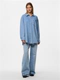 PCMAISIE LS DENIM SHIRT NOOS BC light blue denim