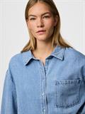 PCMAISIE LS DENIM SHIRT NOOS BC light blue denim