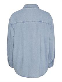 PCMAISIE LS DENIM SHIRT NOOS BC light blue denim