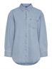 PCMAISIE LS DENIM SHIRT NOOS BC light blue denim