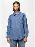 PCMAISIE LS DENIM SHIRT NOOS BC medium blue denim