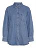 PCMAISIE LS DENIM SHIRT NOOS BC medium blue denim