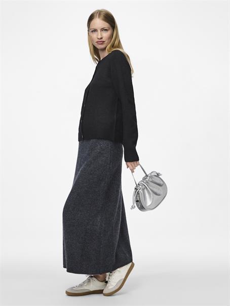 PCMALOU LS KNIT CARDIGAN NOOS BC black