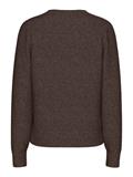 PCMALOU LS KNIT CARDIGAN NOOS BC hot fudge