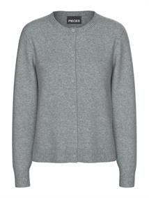 PCMALOU LS KNIT CARDIGAN NOOS BC medium grey melange