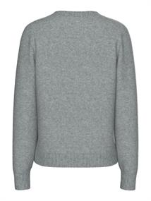PCMALOU LS KNIT CARDIGAN NOOS BC medium grey melange