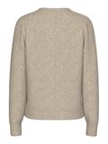 PCMALOU LS KNIT CARDIGAN NOOS BC taupe gray