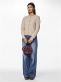PCMALOU LS KNIT CARDIGAN NOOS BC taupe gray