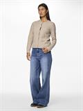 PCMALOU LS KNIT CARDIGAN NOOS BC taupe gray