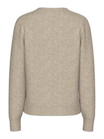 PCMALOU LS KNIT CARDIGAN NOOS BC taupe gray
