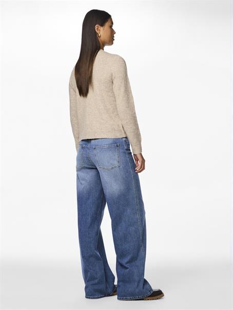 PCMALOU LS KNIT CARDIGAN NOOS BC taupe gray