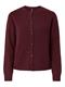 PCMALOU LS KNIT CARDIGAN NOOS BC tawny port