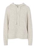 PCMALOU LS KNIT HOODIE NOOS BC birch