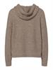 PCMALOU LS KNIT HOODIE NOOS BC taupe gray