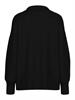 PCMALOU LS POLO KNIT NOOS BC black