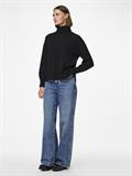PCMALOU LS ROLLNECK KNIT NOOS BC black