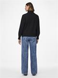 PCMALOU LS ROLLNECK KNIT NOOS BC black