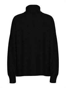 PCMALOU LS ROLLNECK KNIT NOOS BC black