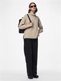 PCMALOU LS ROLLNECK KNIT NOOS BC taupe gray