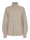 PCMALOU LS ROLLNECK KNIT NOOS BC taupe gray