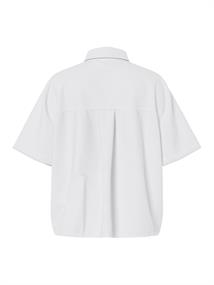 PCMELIA SS SHIRT WVN NOOS BC bright white