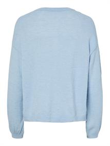 PCNAOMI LS O-NECK KNIT CARDIGAN NOOS BC cashmere blue
