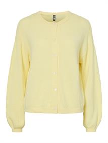 PCNAOMI LS O-NECK KNIT CARDIGAN NOOS BC french vanilla