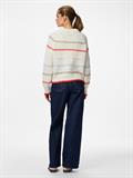 PCNELIA LS O-NECK KNIT NOOS BC birch