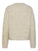 PCNINA LS O-NECK KNIT NOOS BC birch