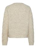 PCNINA LS O-NECK KNIT NOOS BC birch