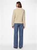PCNINA LS O-NECK KNIT NOOS BC birch