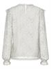 PCOLLINE LS LACE TOP WVN NOOS cloud dancer