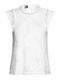 PCOLLINE SL LACE TOP WVN NOOS cloud dancer