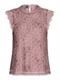PCOLLINE SL LACE TOP WVN NOOS woodrose