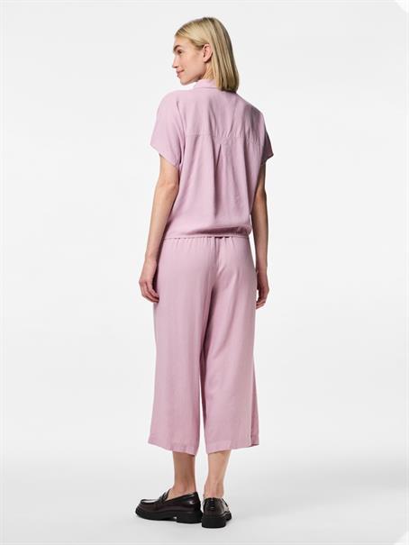PCPIA SS TIE SHIRT WVN NOOS dawn pink