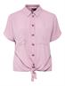 PCPIA SS TIE SHIRT WVN NOOS dawn pink