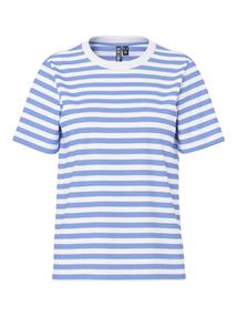 PCRIA SS TEE STRIPES JRS NOOS BC hydrangea