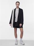 PCRIA SS TEE STRIPES JRS NOOS BC silver mink