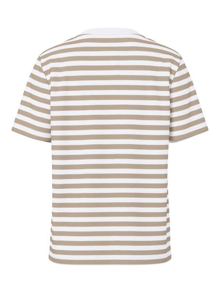 PCRIA SS TEE STRIPES JRS NOOS BC silver mink