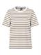 PCRIA SS TEE STRIPES JRS NOOS BC silver mink